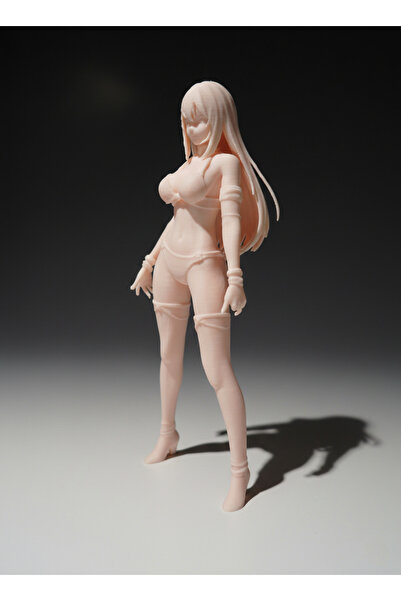 DEMİRHAN3D Scarlet Warrior Figür – Bej Renk, 17 cm Savaşçı Kız | Koleksiyonlu...