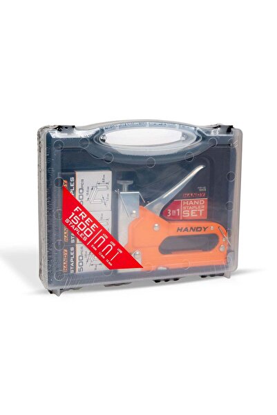 Handy Set de capse cu 3 modele de capse în cutie de plastic