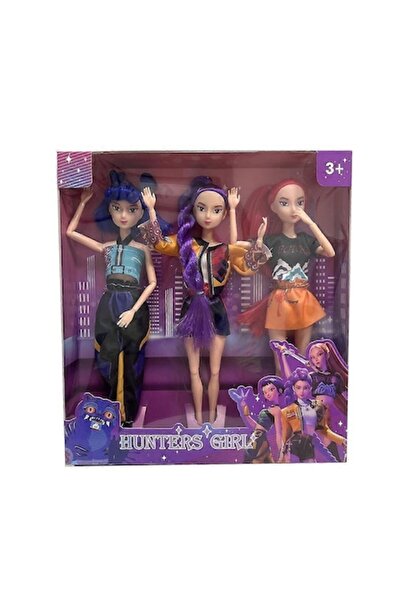 BimBimBo Set of 3 K-POP Demon Hunter Girl Group Figures Lumimira Zoe, 30 cm, ...