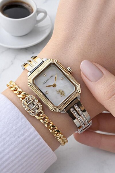 U.S. Polo Assn. U.S. Polo Assn. Case and Strap Steel 3 Atm Water Resistant 2 ...