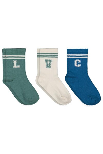 Civil Boys جوارب CVL للرجال مكونة من 3 قطع للأعمار من 2 إلى 12 سنة - مقاس قيا...