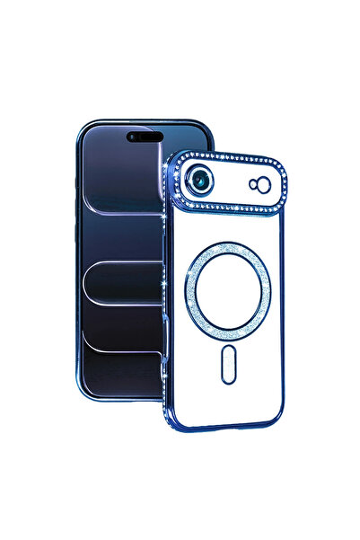 eco port iPhone 17 Air Joke Simli Magneticsafe Case - Blue