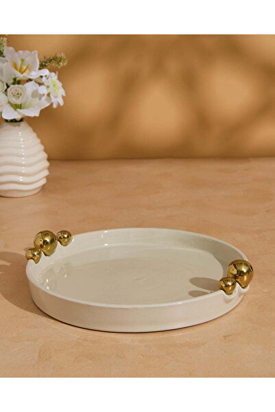 REDTAG Beige Aria Decorative Tray