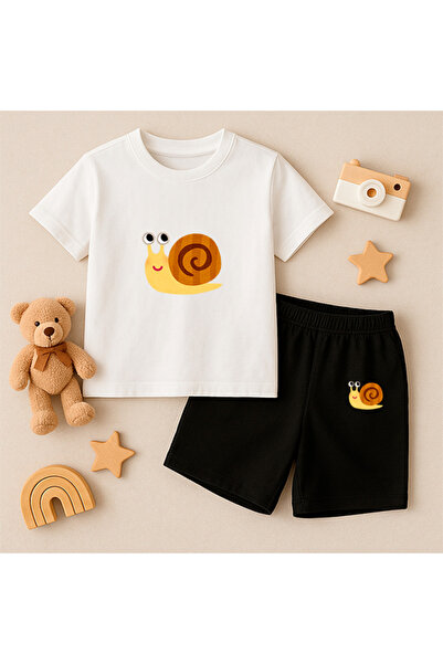 genosha Μπλουζάκι Σορτς Παιδικό Σετ 100% Βαμβάκι Άνετη Εφαρμογή Καθημερινό Χα...