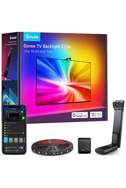 Govee Banda LED inteligenta pentru TV TV Backlight 3 Lite H6099 24W Wi-Fi Blu...