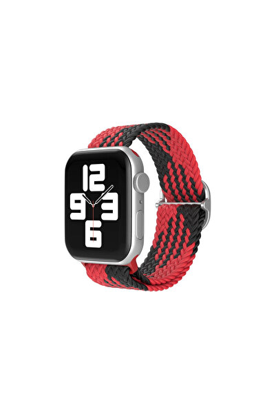 eco port Watch 42mm Compatible Strap (Not a Watch) - Red-Black