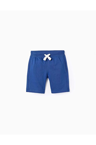 Ziddy Cotton Shorts for Boys, Dark Blue