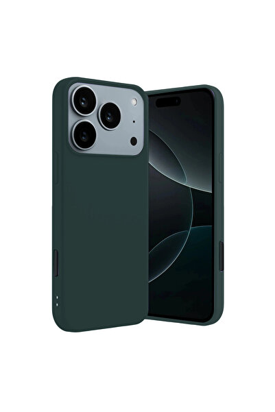 eco port iPhone 17 Pro First Silicone Case - Dark Green