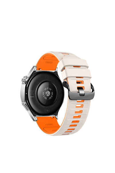 eco port Watch Ultra 49mm Compatible Minoc Strap (Not a Watch) - White-Orange