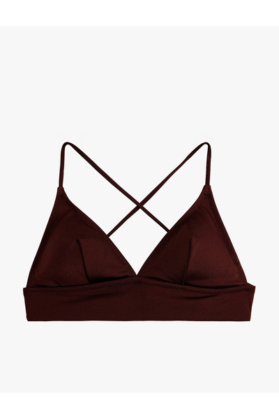 Koton Cross Strap Bralette Bikini Top