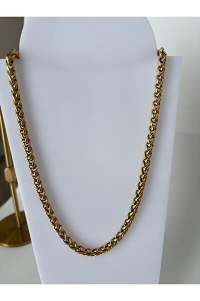 stainless steell سلسلة ذهبية من الفولاذ السميك المتشابك من سلسلة خاصة