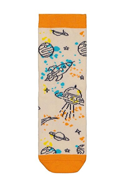 Civil Boys جوارب سبيس 3 قطع للأولاد من عمر 2-12 سنة - مقاس قياسي 4-5 سنوات