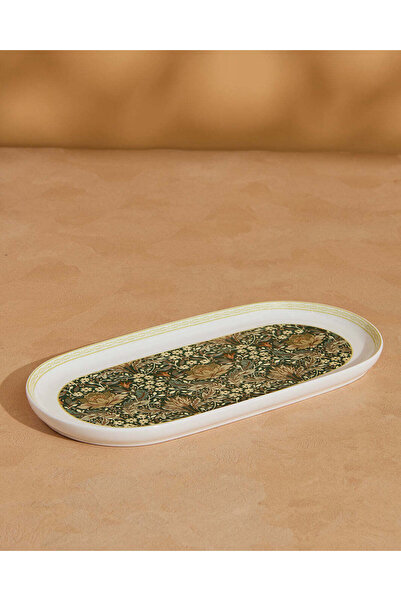 REDTAG Multicolour Floral Print Serving Platter