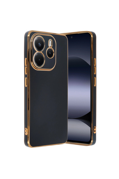 eco port حالة سيليكون فولير لـ Redmi Note 14 4G - أسود