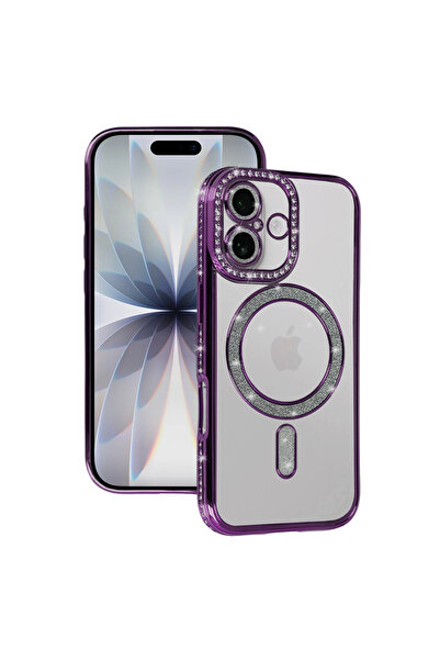 eco port حافظة آيفون 17 جوكي سيملي ماجنيتيك سيف - بنفسجي غامق