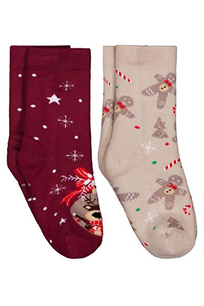 Civil Boys Gift Deer Towel 2-Pack Men's Socks for Ages 3-11 - Standard for 5-...