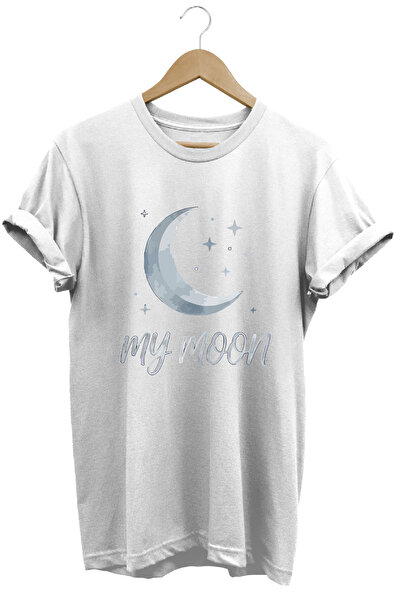 remonz My Moon Written T-Shirt – Romantic Moon Design Lover's T-Shirt Unisex ...