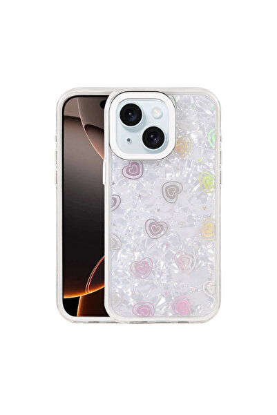 eco port iPhone 14 Lumi Patterned Cover - White
