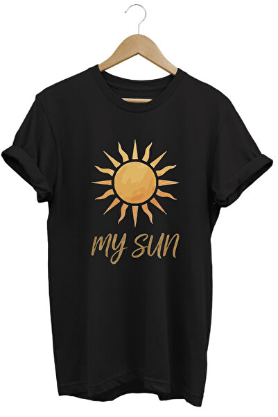 remonz Tricou cu soarele meu scris pe el – Tricou pentru îndrăgostiți cu desi...