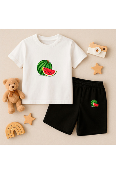 genosha Μπλουζάκι Σορτς Παιδικό Σετ 100% Βαμβάκι Άνετη Εφαρμογή Καθημερινό Χα...