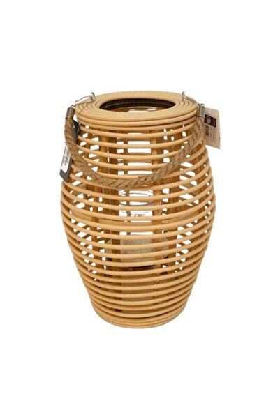 AZOZ MERCHLY فانوس رمضاني أنيق مزخرف باللون البيج