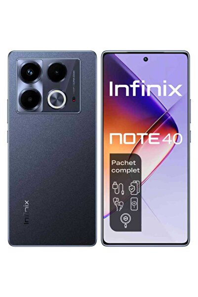 INFINIX Telefon mobil NOTE 40 4G 8GB RAM 256GB Obsidian Black