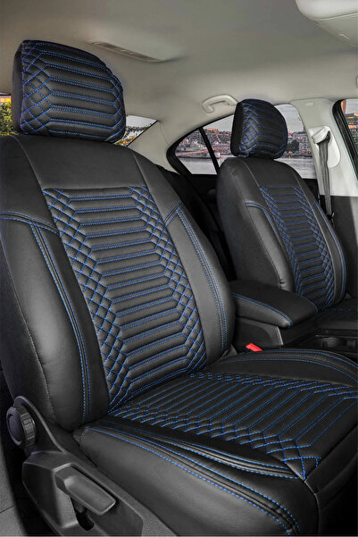 ACKSTORE غطاء مقعد سيارة فيات برافا من الجلد المتوافق مع السيارة، طقم كامل من...