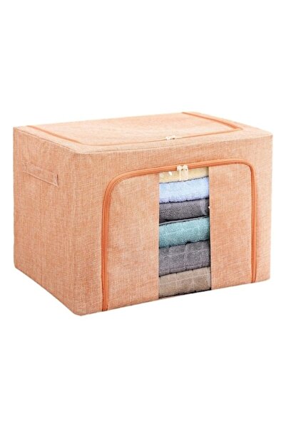 Avaleea Foldable Storage Box, 66 L, Cotton and Linen