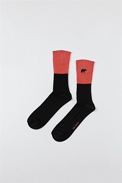 Bad Bear Duo black unisex socks