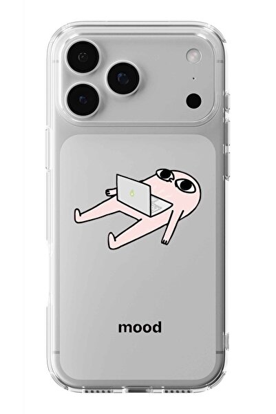 Multitronic حافظة شفافة مطبوعة بتصميم مود متوافق مع آيفون 17 برو ماكس