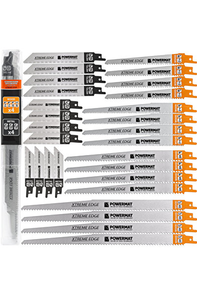 Powermat Set de lame de ferăstrău sabie, Powermat, 28 de piese, PM1374