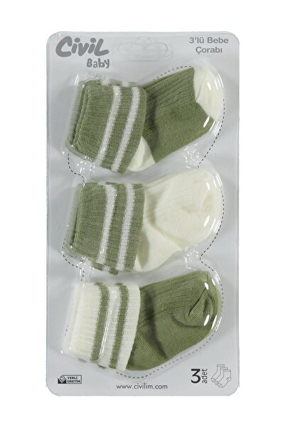 Civil Baby Renk Basic Acetate 0-24 Months Sock Sets - Standard Standard