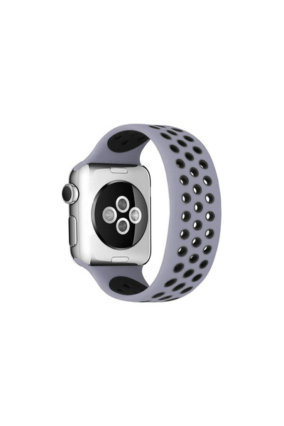 eco port Watch 38mm Compatible Adjustable Perforated Silicone Strap (Not a Wa...