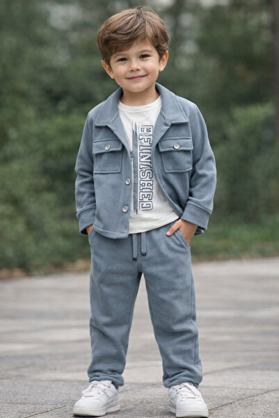 Yalçınoğlu Kids Costum de sărbătoare premium pentru băieți I Cămașă, jachetă,...