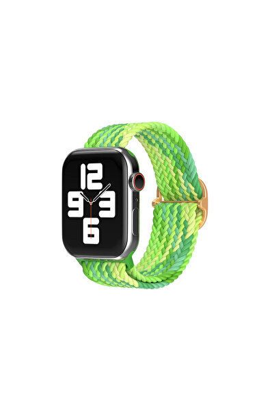 eco port ساعة بحزام 38 ملم - تركواز-أخضر