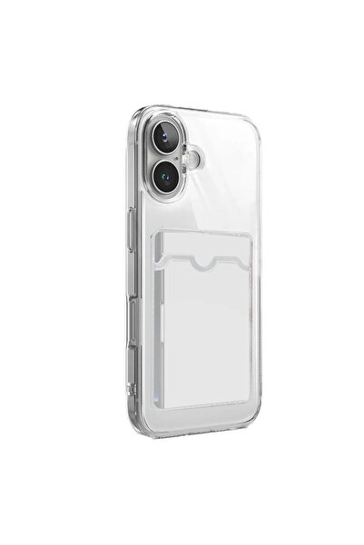 eco port iPhone 17 Card Transparent Silicone - Transparent