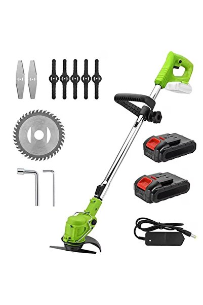 ZanaCasei Electric Brushcutter with 2 Batteries, 48V, 4 hours autonomy 13000 MAH