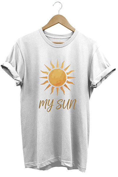 remonz My Sun Written T-Shirt – Romantic Sun Design Lover's T-Shirt Unisex Co...