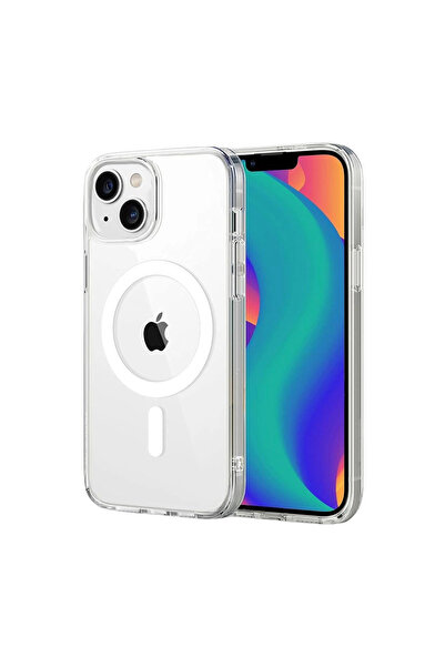 eco port iPhone 14 Combo Hard Transparent Magsafe Cover - Transparent