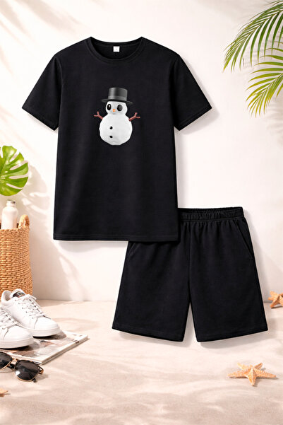 genosha Μπλουζάκι Σορτς Παιδικό Σετ 100% Βαμβάκι Άνετη Εφαρμογή Καθημερινό Χα...