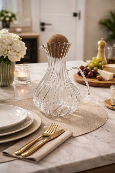 RASHA COLLECTION Mantar Kapaklı Sürahi