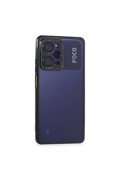 eco port حافظة ريدمي نوت 12 برو 5G من السيليكون مع حماية للكاميرا - أسود