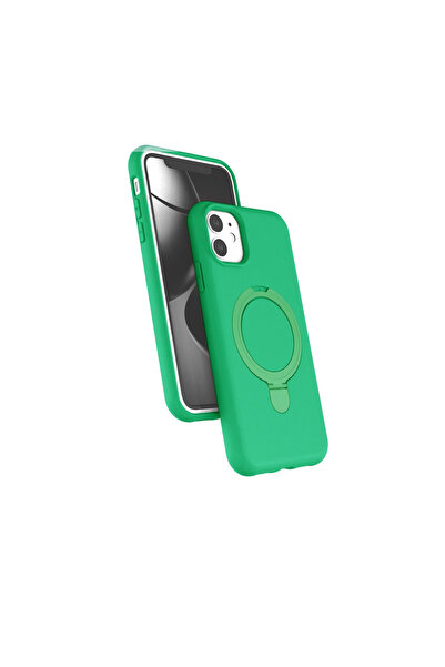 eco port iPhone 11 Regal Magsafe Stand Cover - Green