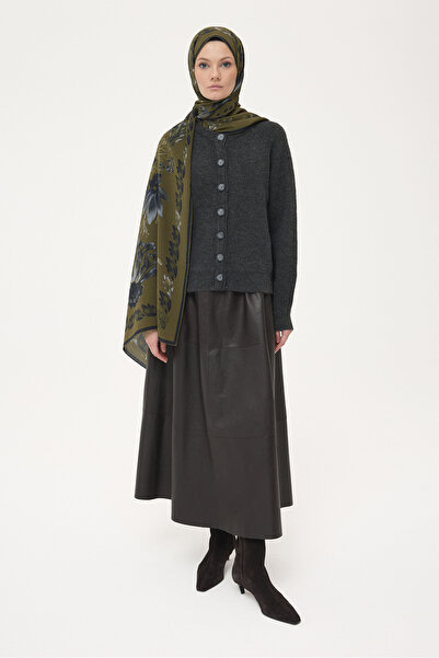 Tuğba Reglan Kol Hırka - Antrasit