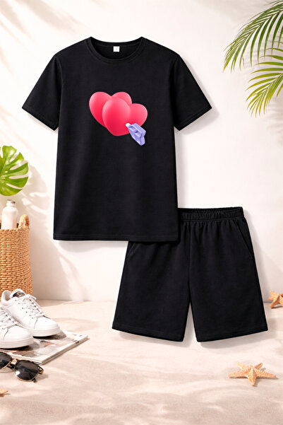 genosha T-shirt Kratke hlače Dječji set 100% Pamuk Udoban kroj Ležeran Slatki...
