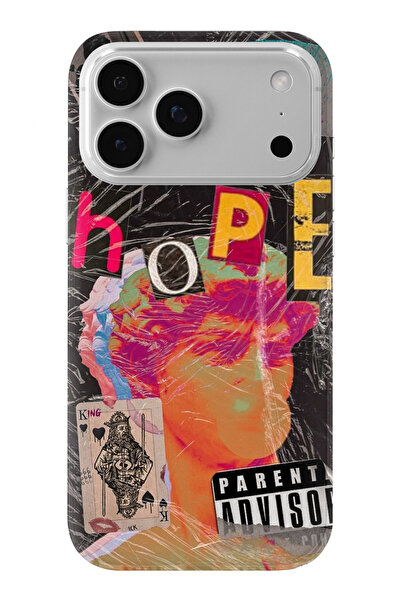 Multitronic حافظة شفافة مطبوعة بتصميم هوب متوافقة مع هاتف آيفون 17 برو