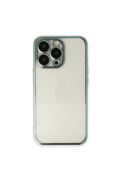 eco port iPhone 13 Pro Case with Camera Protection Lens Silicone - Green