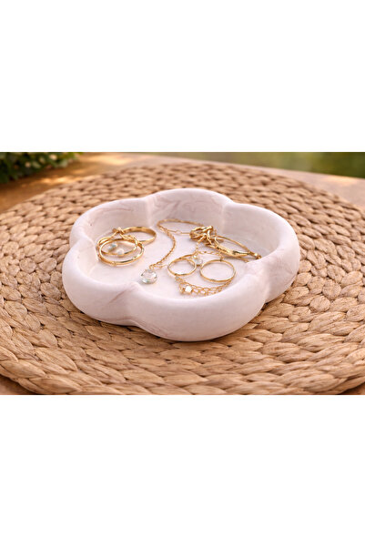 YİĞİTER Handmade Stone Powder Decorative Bowl |   Jewelry, Candle and Present...