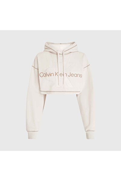 Calvin Klein Kadın Beyaz Sweatshirt