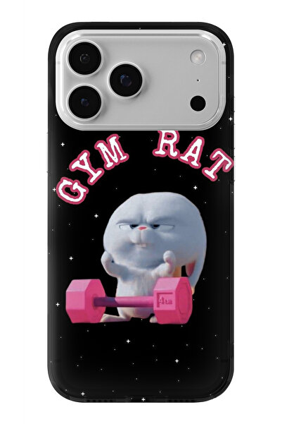 Multitronic حافظة شفافة مطبوعة بتصميم جيم رات متوافقة مع آيفون 17 برو